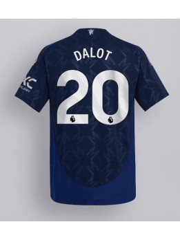 Manchester United Diogo Dalot #20 Gostujuci Dres 2024-25 Kratak Rukavima